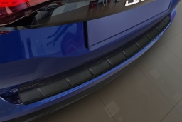 Rear bumper protector suitable for BAIC Beijing X3 2023-> 5-door hatchback stainless steel matt black (BEI1B3BP) (1)