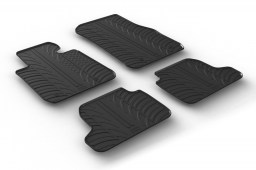 BMW 2 Series (F22) 2014-present car mats set anti-slip Rubbasol rubber (BMW12SFR)