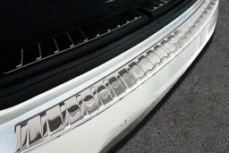 BMW X3 (G01) 2017-> rear bumper protector stainless steel / Ladekantenschutz Edelstahl / achter bumperbeschermer RVS / protection de seuil de coffre acier inox (BMW12X3BP)