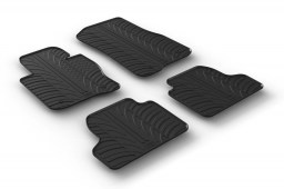 BMW 4 Series Coupé (F32) 2013-present car mats set anti-slip Rubbasol rubber (BMW14SFR)