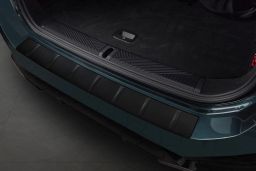 Rear bumper protector suitable for BMW 5 Series Touring (G61) 2024-> wagon stainless steel matt black (BMW15SBP) (1)