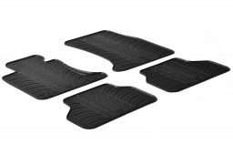 BMW 5 Series (E60) 2003-2010 4-door saloon car mats set anti-slip Rubbasol rubber (BMW15SFR)