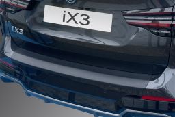 Rear bumper protector BMW iX3 (G08) 2020-present ABS - matt black (BMW15X3BP) (1)
