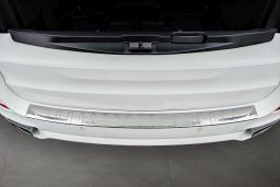 Rear bumper protector BMW X5 (F15) 2013-2018 stainless steel (BMW19X5BP) (1)