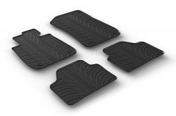BMW X1 (E84) 2009-2015 car mats set anti-slip Rubbasol rubber (BMW1X1FR)