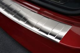 Rear bumper protector BMW X6 (E71) 2008-2014 stainless steel (BMW1X6BP) (1)