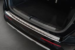Rear bumper protector BMW X1 (U11) 2022->   stainless steel (BMW22X1BP) (1)