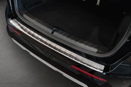 Rear bumper protector BMW X1 (U11) 2022-> stainless steel (BMW22X1BP) (1)
