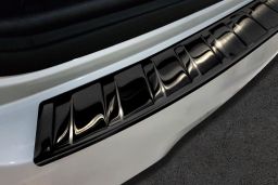 BMW X3 (G01) 2017-> rear bumper protector stainless steel black (BMW23X3BP) (1)