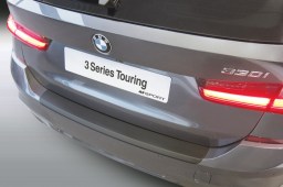 Rear bumper protector BMW 3 Series Touring (G21) 2019-> wagon ABS - brushed alloy (BMW243SBP) (1)