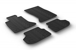 BMW 5 Series (F10) 2010-2017 4-door saloon car mats set anti-slip Rubbasol rubber (BMW25SFR)