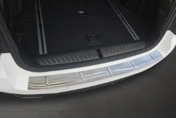Rear bumper protector suitable for BMW 5 Series Touring (G31) 2017-2024 wagon stainless steel brushed (BMW285SBP) (1)