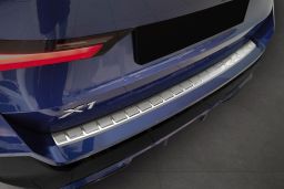 Rear bumper protector BMW X1 (U11) 2022->   stainless steel (BMW28X1BP) (1)
