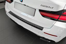 Rear bumper protector BMW 5 Series Touring (G31) 2020-> wagon stainless steel anthracite (BMW335SBP) (1)