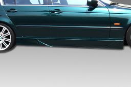 Side skirts BMW 3 Series (E46) 1998-2005 4-door saloon ABS - painted (BMW33SMS) (1)