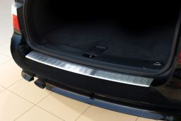 BMW 5 Series Touring (E61) 2003-2010 rear bumper protector stainless steel (BMW35SBP) (1)