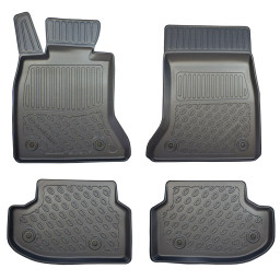 BMW 5 Series (F10) 2013- 4d foot mat set PE/TPE rubber / automatten set PE/TPE rubber / Fußmatten Set PE/TPE Gummi / jeu tapis auto PE/TPE caoutchouc (BMW35SFM)