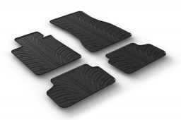 BMW 5 Series (G30) 2017-present 4-door saloon car mats set anti-slip Rubbasol rubber (BMW35SFR)