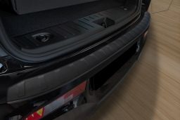 Rear bumper protector BMW i3 (I01) 2017-> 5-door hatchback stainless steel anthracite matt (BMW3I3BP) (1)