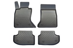 Car mats suitable for BMW 5 Series (F10) 2013-2017 4-door saloon Cool Liner PE/TPE rubber (BMW55SFM-C) (1)