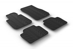 BMW 3 Series Touring (F31) 2012-present wagon car mats set anti-slip Rubbasol rubber (BMW73SFR)