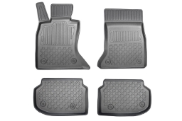 Car mats suitable for BMW 5 Series (F10) 2010-2013 4-door saloon Guardliner PE/TPE rubber (BMW75SFM-G) (1)