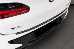 Rear bumper protector BMW X4 (G02) 2021-> stainless steel anthracite (BMW8X4BP) (1)