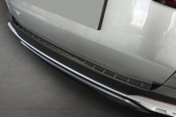 Rear bumper protector suitable for Chery Omoda 5 2022-> stainless steel brushed anthracite (CHE1OMBP) (1)
