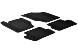 Citroën DS4 2011-present 5-door hatchback car mats set anti-slip Rubbasol rubber (CIT1D4FR)