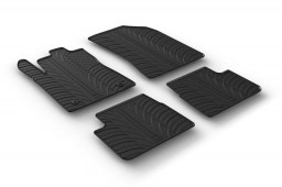 Citroën C3 III 2016-present 5-door hatchback car mats set anti-slip Rubbasol rubber (CIT4C3FR)