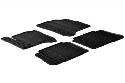 Citroën C3 Picasso 2009-2017 5-door hatchback car mats set anti-slip Rubbasol rubber (CIT5C3FR)
