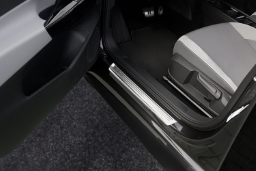 Door sill plates suitable for Cupra Born 2021-> 5-door hatchback stainless steel brushed 4 pieces (CUP3BOEG) (1)