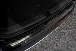 Cupra Ateca 2018-present rear bumper protector stainless steel black (CUP4AABP) (1)