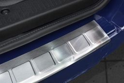 Dacia Dokker 2012-> rear bumper protector stainless steel (DAC1DOBP) (3)