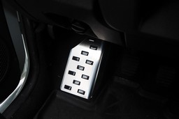 Foot rest trim suitable for Dacia Dokker 2012-2021   stainless steel brushed (DAC1DOFA) (1)