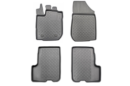 Car mats suitable for Dacia Logan II MCV 2013-2020 wagon Guardliner PE/TPE rubber (DAC1LOFM-G) (1)