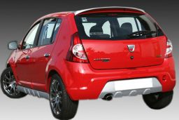 Rear diffuser Dacia Sandero 2008-2012 5-door hatchback ABS - painted (DAC1SARS) (1)