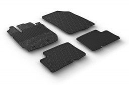 Dacia Duster 2014-2017 car mats set anti-slip Rubbasol rubber (DAC2DUFR)