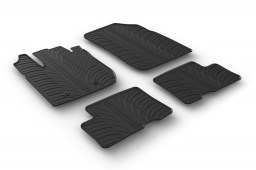 Dacia Duster II 2018-present car mats set anti-slip Rubbasol rubber (DAC3DUFR)