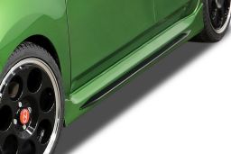 Side skirts Slim Daihatsu Materia 2007-2011 5-door hatchback ABS - painted (DAI1MATS) (1)