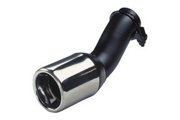 Exhaust trim stainless steel double pipe