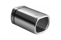 Exhaust trim stainless steel round