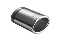 Exhaust trim stainless steel round