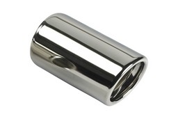 Exhaust trim stainless steel round