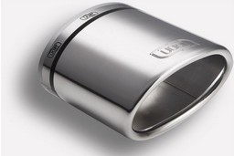 Exhaust trim stainless steel round