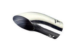 Exhaust trim steel carbon round