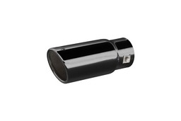 Exhaust trim steel chrome oval