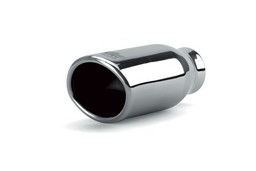 Exhaust trim stainless steel round slanting