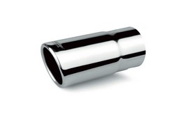 Exhaust trim stainless steel round