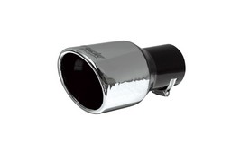 Exhaust trim stainless steel round slanting